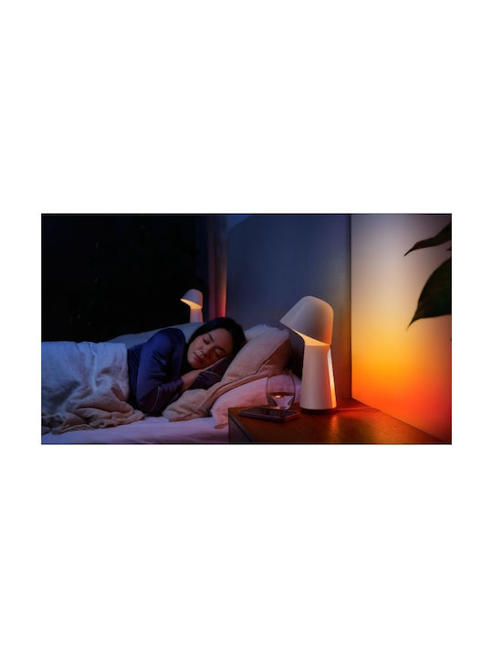 Philips Table Lamp LED with White Shade and Base