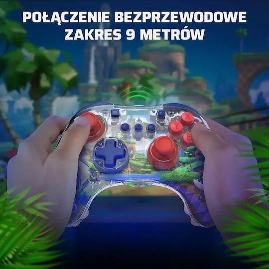 PDP REALMz Ασύρματο Gamepad για Switch Sonic The Hedgehog