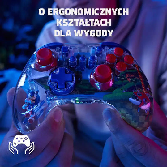PDP REALMz Ασύρματο Gamepad για Switch Sonic The Hedgehog