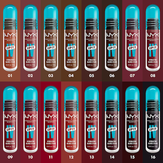 NYX Professional Makeup Lip IV Lip Gloss 09 Blush Rush Hydrating 5ml