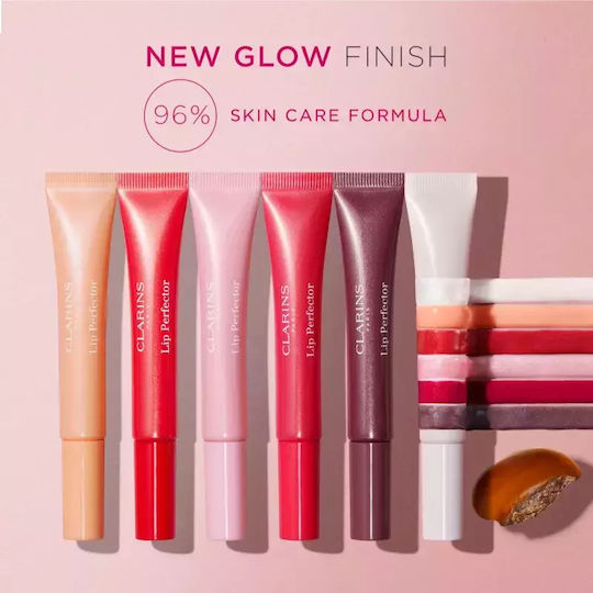 Clarins Perfector Glow Lipgloss 21 Soft Pink Glow 12ml