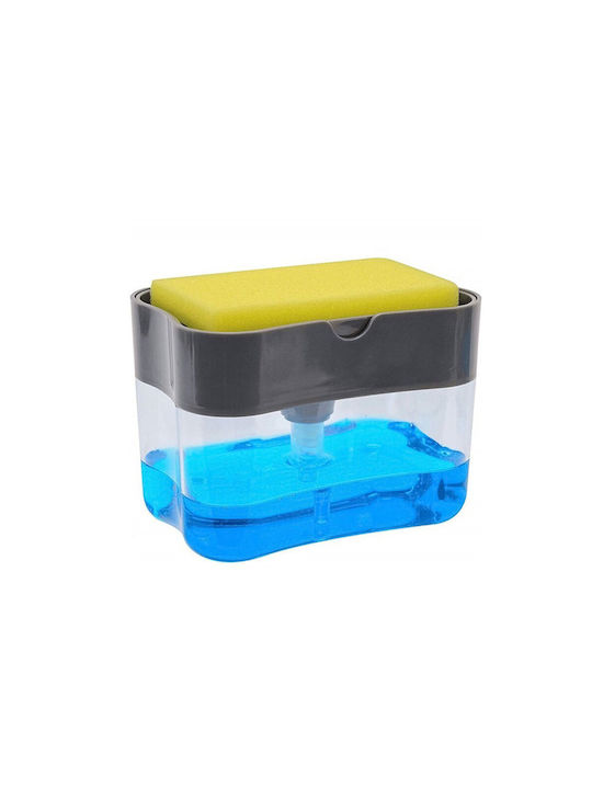 Dispenser Bucătărie Plastic cu Suport pentru Burete