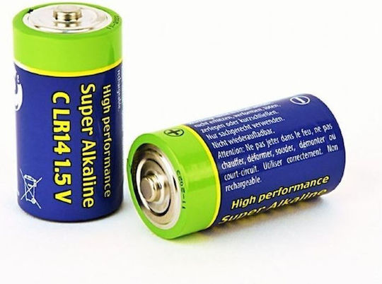 Energenie Super Alkaline Batterien C 1.5V 2Stück