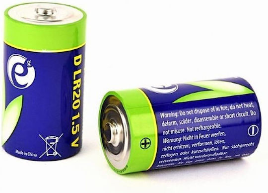 Energenie Super Alkaline Batterien D 1.5V 2Stück