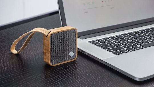 Gingko MI Square Ηχείο Bluetooth 3W με Διάρκεια Μπαταρίας έως 6 ώρες Cherry