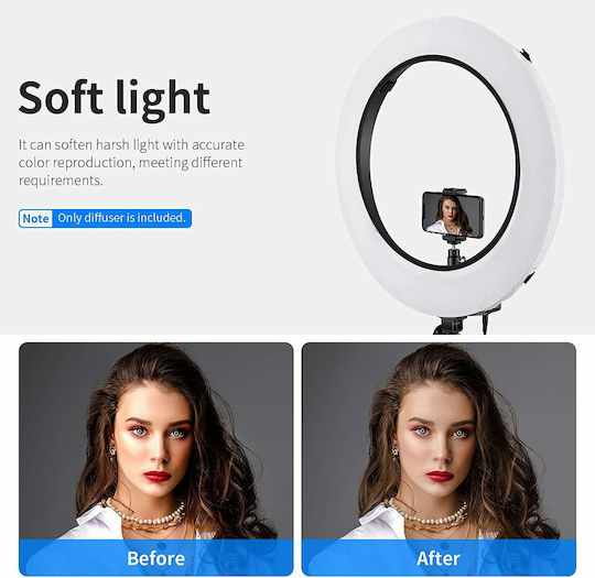 Neewer 46cm 18'' Collapsible Softbox Diffuser Ring Lights 10088244
