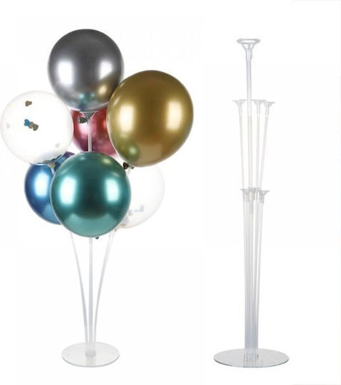 Plastik Ballonhalter Zola Transparent 70 cm