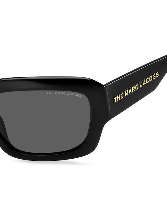 Marc Jacobs Women's Sunglasses with Black Plastic Frame and Black Lens MARC 574/S 080/7I