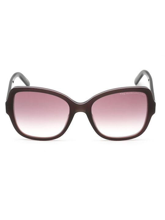 Marc Jacobs Damen Sonnenbrillen mit Burgundisch Kunststoff Gestell und Burgundisch Verlaufsfarbe Linse MARC 555/S 07Q/Y3