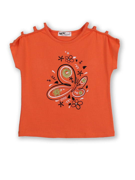 Nek Kids Wear Παιδικό Σετ με Κολάν Σομόν/αβοκάντο 2τμχ