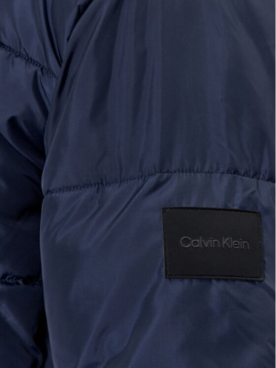 Winter Jacke Puffer Marineblau
