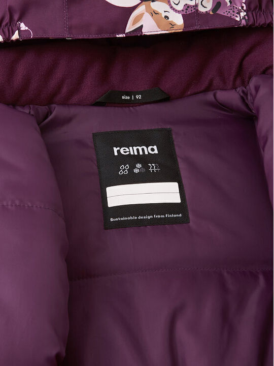 Reima Baby Bodysuit for Going Out Long-Sleeved Purple