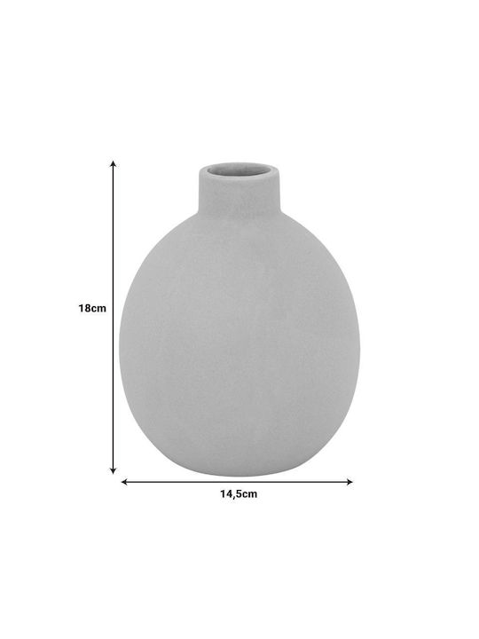 Pakketo Vază Decorativă Ceramică Rozerie Bej 14x14xÎ18cm
