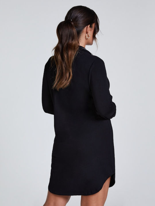 Hunkemöller De iarnă Cămașă de noapte pentru Femei Black