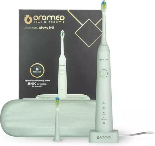 Oromed Oro-sonic Electric Toothbrush Green