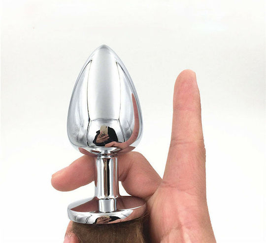 Naughty Toys Dop Anal Mediu Argintie