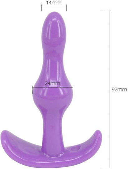 Naughty Toys Dop Anal Mici Violet 8cm
