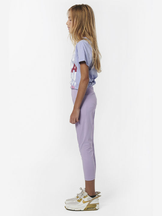 Детски Клин С висока талия (кропнат) Girl Basic