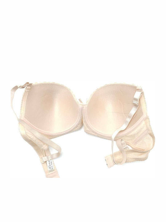 Bra with Light Padding Underwire Beige