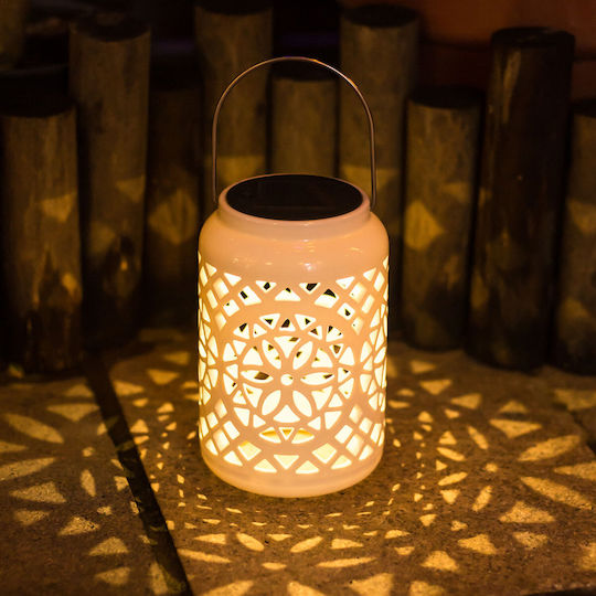 Lustră Decorativă Lampion Alb