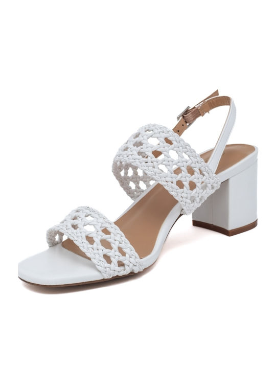 Sandalen Weiß