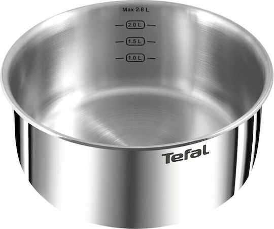 Tefal Ingenio Emotion Σετ Κατσαρόλες από Ανοξείδωτο Ατσάλι Silver 3τμχ