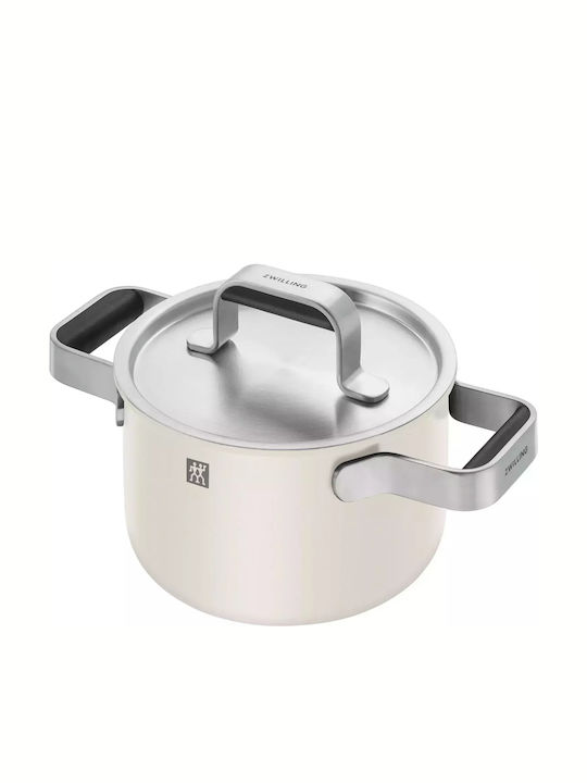 Zwilling J.A. Henckels Pure Σετ Μαγειρικά Σκεύη από Ανοξείδωτο Ατσάλι Beige 9τμχ