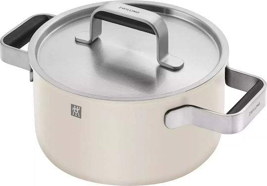Zwilling J.A. Henckels Pure Комплект Съдове За Готвене От Неръждаема Стомана Бежов С Керамично Вътрешно Покритие 5 Части