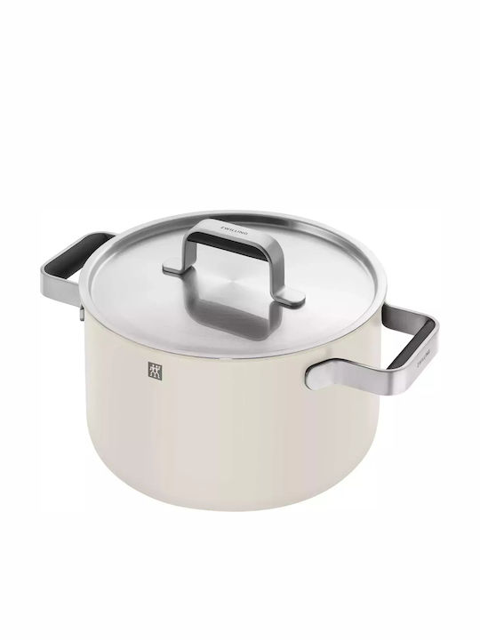 Zwilling J.A. Henckels Pure Σετ Μαγειρικά Σκεύη από Ανοξείδωτο Ατσάλι Beige 9τμχ