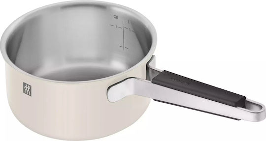Zwilling J.A. Henckels Pure Комплект Съдове За Готвене От Неръждаема Стомана Бежов С Керамично Вътрешно Покритие 5 Части