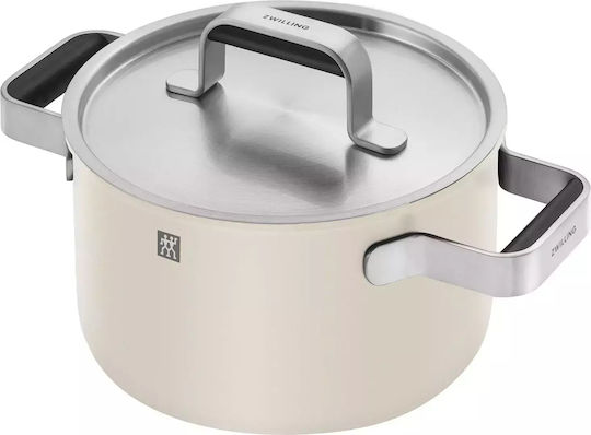 Zwilling J.A. Henckels Pure Комплект Съдове За Готвене От Неръждаема Стомана Бежов С Керамично Вътрешно Покритие 5 Части