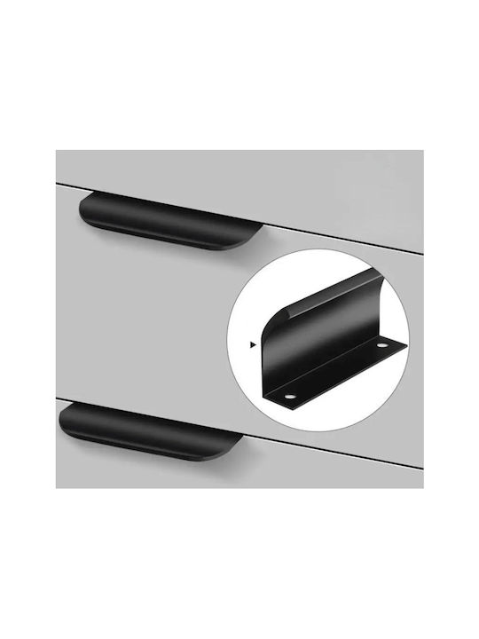 Marmouris Handle Furniture made of Metallic Nickel Matte 150mm (Center Distance 128mm) 10300284 1pcs