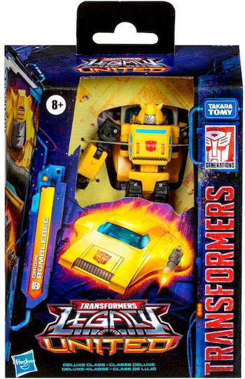 Φιγούρα Δράσης Transformers: Generations Legacy United Deluxe Class - Origin Bumblebee Transformers 14εκ.