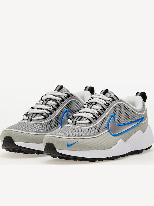 Nike Air Zoom Spiridon SP Sneakers Metallic Silver / White-signal Blue-black