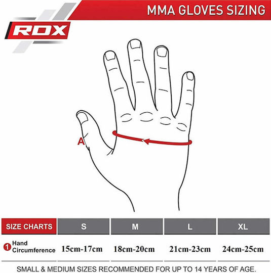 RDX Grappling MMA Handschuhe Leder Gelb