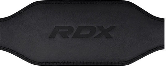 Curea din piele pentru sală Rdx 15cm 6'' Negru XL