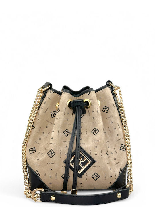 Women's Tabac Brown Drawstring Bag