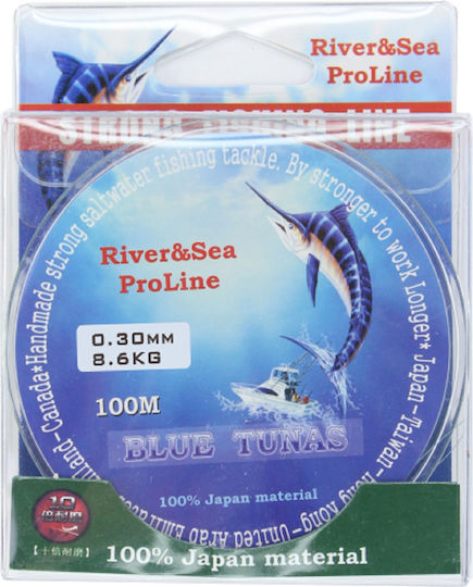 Tpster Fishing Lines Nylon 159-11 Green 0.3mm Max8.6kg 100m 19375