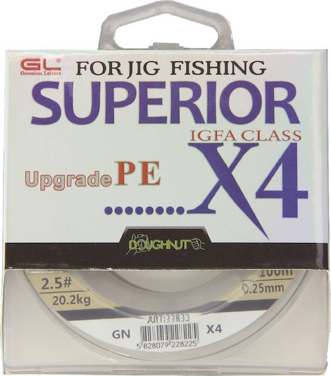 Fir de pescuit Tpster 159-05 Verde 0,25mm Max20,2kg 100m 22822