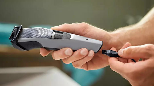 Philips Beardtrimmer Series 3000 Set Rechargeable Hair Clipper Silver BT3239/15