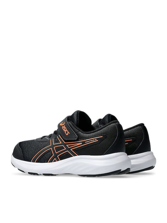 GEL-CONTEND 9 PS Детски Спортни Обувки Running с Велкро Черни