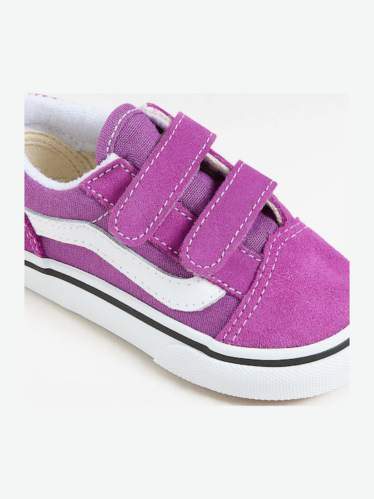 Old Skool V Color Theory Παιδικά Sneakers με Σκρατς Μωβ VN000CTGE2T