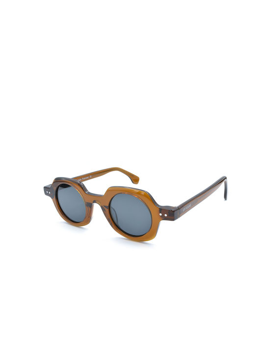 Gianfranco Ferre Sunglasses Brown with Acetate Frame & Gray Lens Gianfranco Ferre Sunglasses Brown with Acetate Frame & Gray Lens