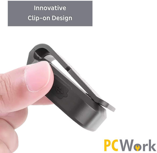 Pcwork Презареждащ се Челник LED IPX4 с Максимална Яркост 200лм Червен