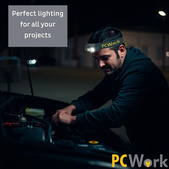 Pcwork Презареждащ се Челник LED IPX5 с Максимална Яркост 200лм