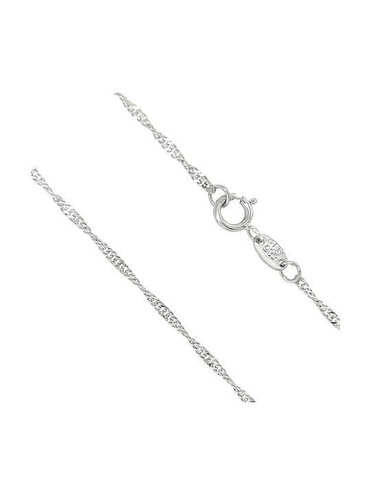 Xryseio White Gold Chain Neck 14K