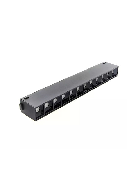 LED модул магнитен релс Alexa черен Elbulgaria LED 12W 4000K 2042B-12W BK