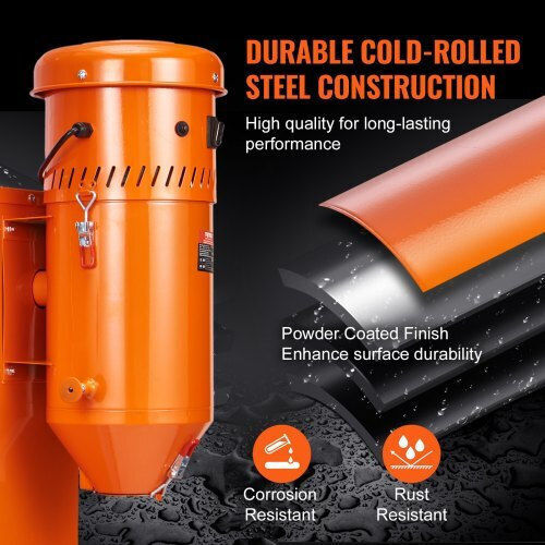 Vevor JCQLJ1400W00ISYF3V2 Colector de praf Mașină de șlefuit