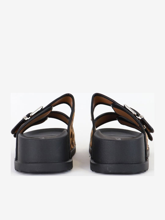 Γυναικεία Σανδάλια Flatforms Καφέ