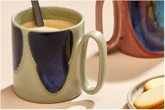Salt & Pepper Becher Keramik Grün 390ml